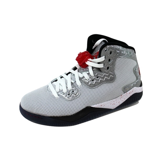 Nike Men's Air Jordan Spike Forty PE White/Fire Red-Black 807541-101 Size 9
