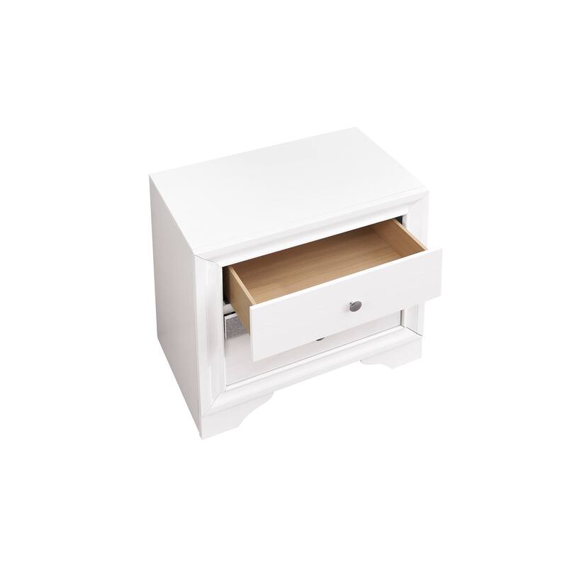 Madrid 3-Drawer 26 in. W Nightstand