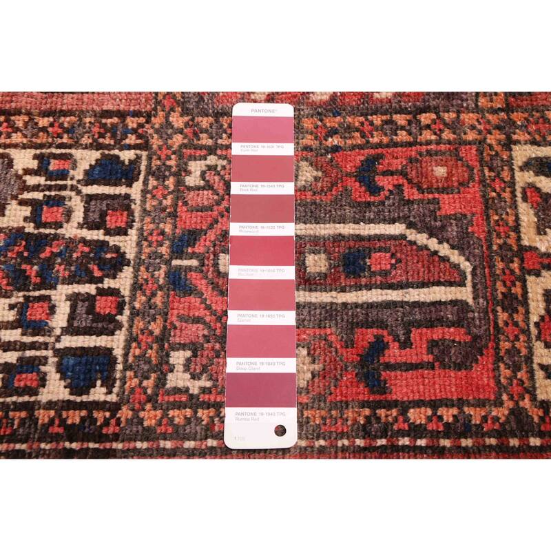 ECARPETGALLERY Hand-knotted Kayseri Vintage Red Wool Rug - 4'7 x 9'6