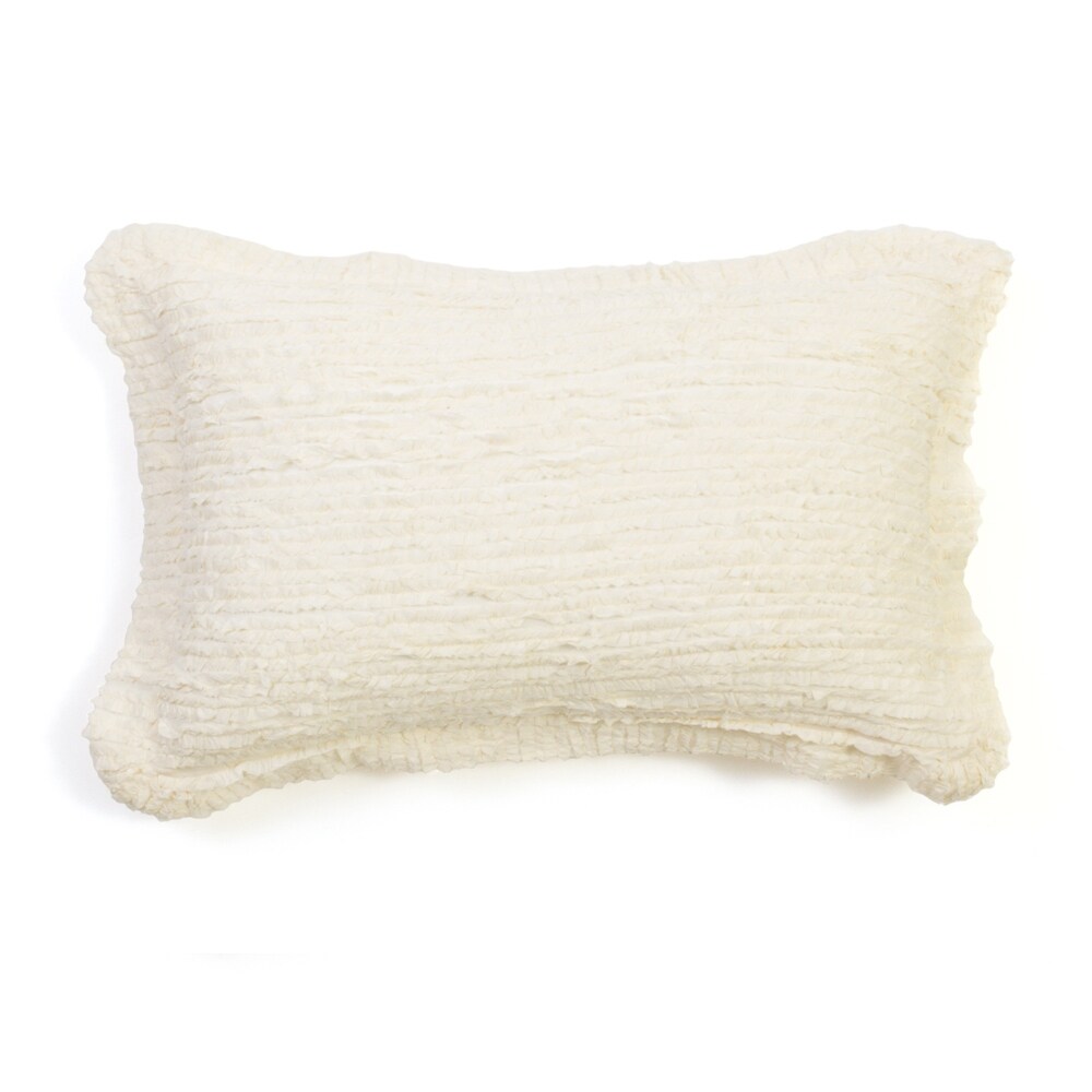 Laurin Ivory Cotton Large Bolster Pillow Bed Bath Beyond 35999152