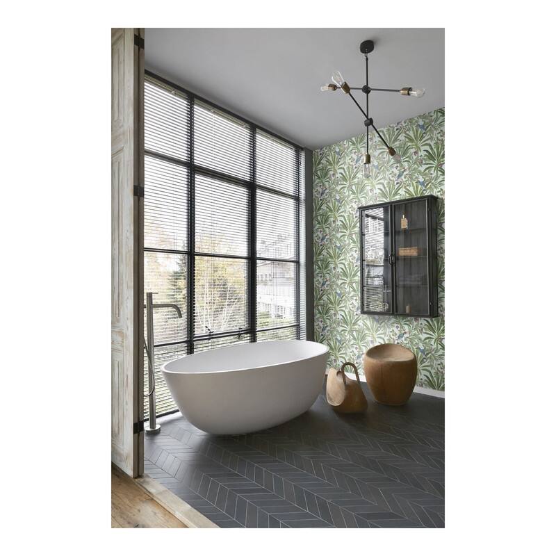 ESTA Home Carola Green Jungle Tropics Wallpaper - 20.9 x 396 x 0.025