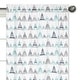 preview thumbnail 3 of 3, Sweet Jojo Designs Navy Blue, Aqua and Grey Aztec Mountains Collection 84-inch Window Treatment Curtain Panel Pair