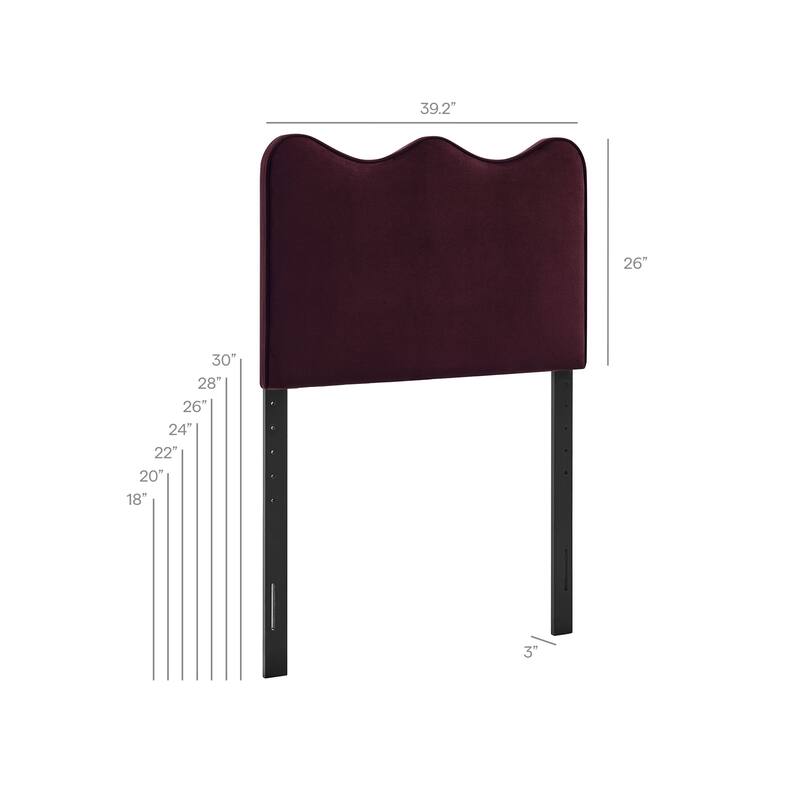 Athena Stain-Resistant Performance Velvet Headboard