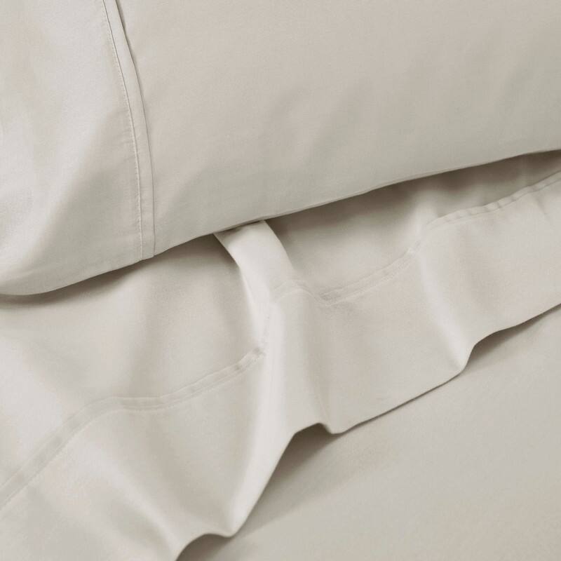 Superior Cotton Blend Solid 1500 Thread Count Deep Pocket Bed Sheet Set