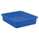 preview thumbnail 2 of 0, Teacher Created Resources Blue Large Plastic Letter Tray, Pack of 6
