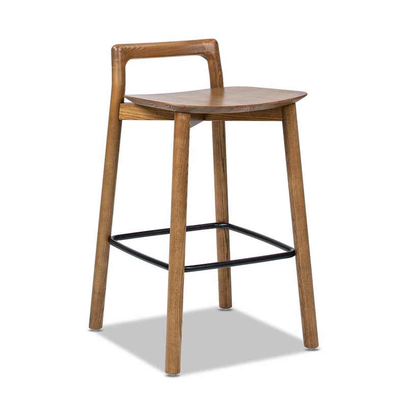 Sven 26.5" Minimalist Low Back Counter Stool