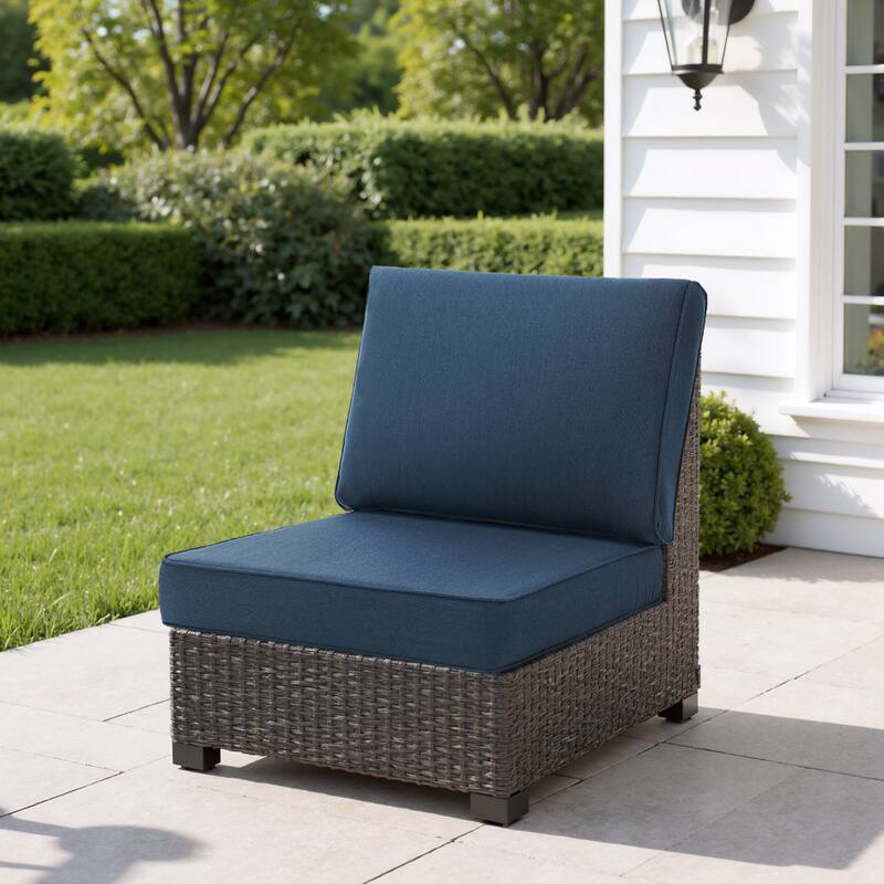 Outdoor 4.7" Thick Sunbrella Cushion Set with Back and Seat Cushions