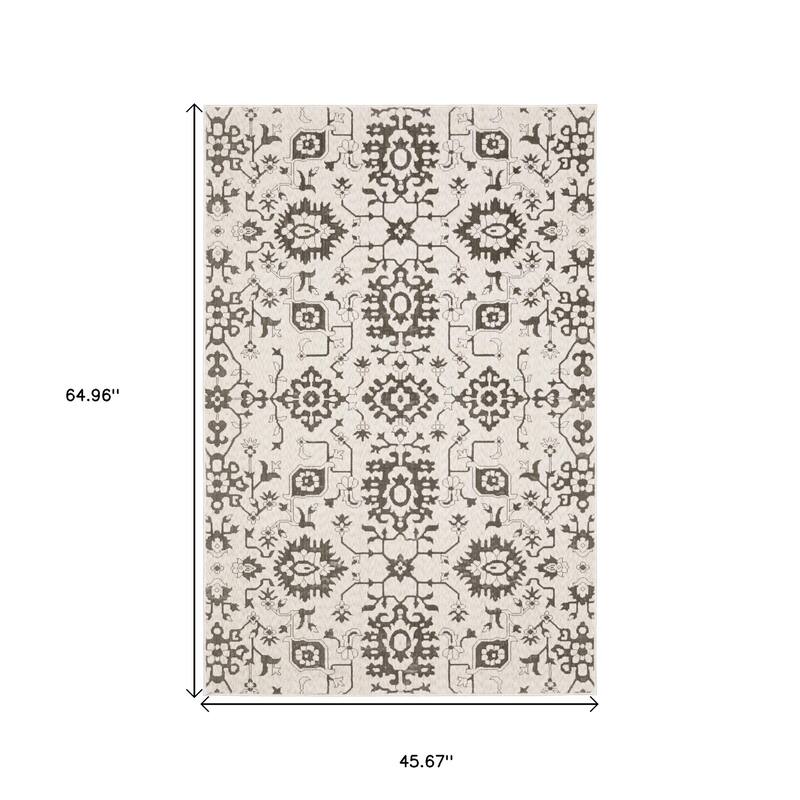 HomeRoots Oriental Traditional Runner Area Rug