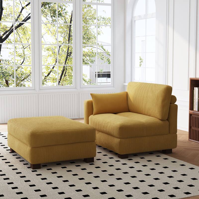 Modern Chaise Lounge Modular Sectional Sofa