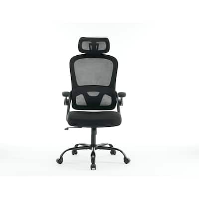 Ergonomic Mesh Office Chair with Adjustable 3D Armrests, Lumbar Support, and Tilt Function for Comfort and Mobility