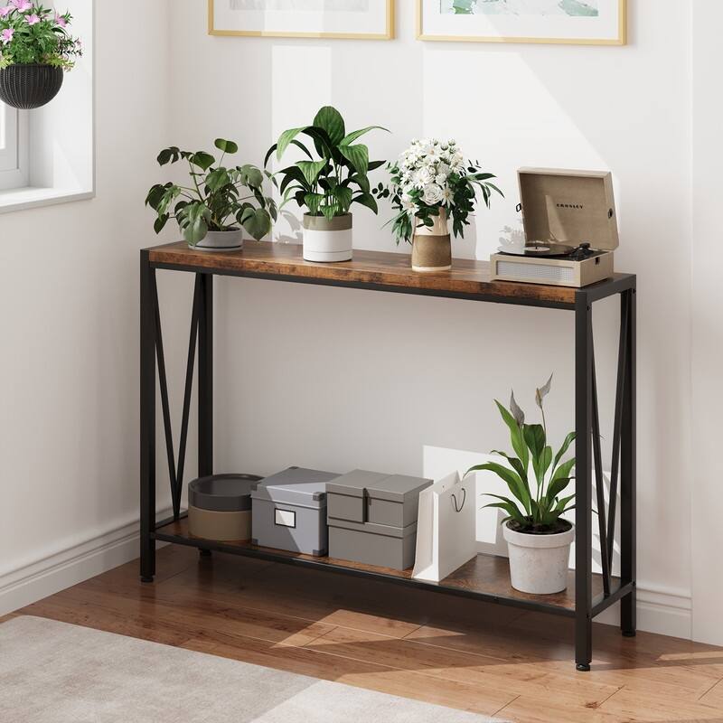 Easy-to-install console table