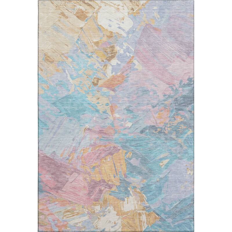 Premium Washable Super Soft Modern Brushstrokes Mayfield Rug