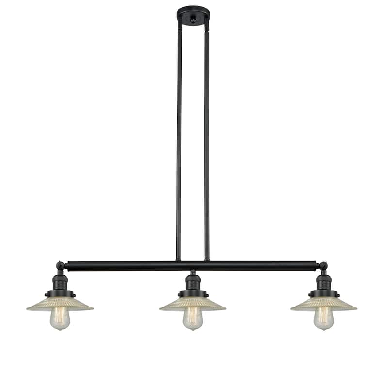 Innovations Lighting Halophane 3 Light 41" Wide Linear Chandelier