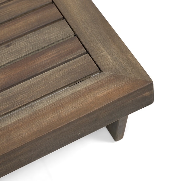 Sherwood Outdoor Acacia Wood Coffee Table By Christopher Knight Home Overstock 28422818