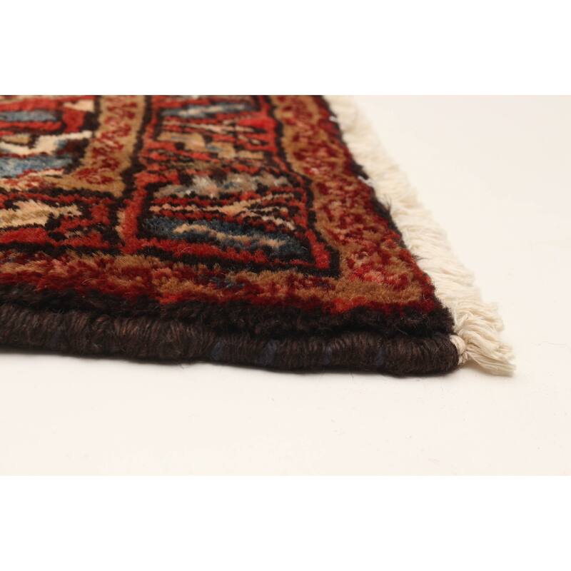 ECARPETGALLERY Hand-knotted Andelz Navy Wool Rug - 3'7 x 10'0