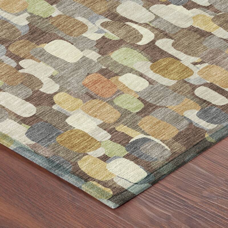 Machine Washable Indoor/ Outdoor Contemporary Drew Chantille Rug