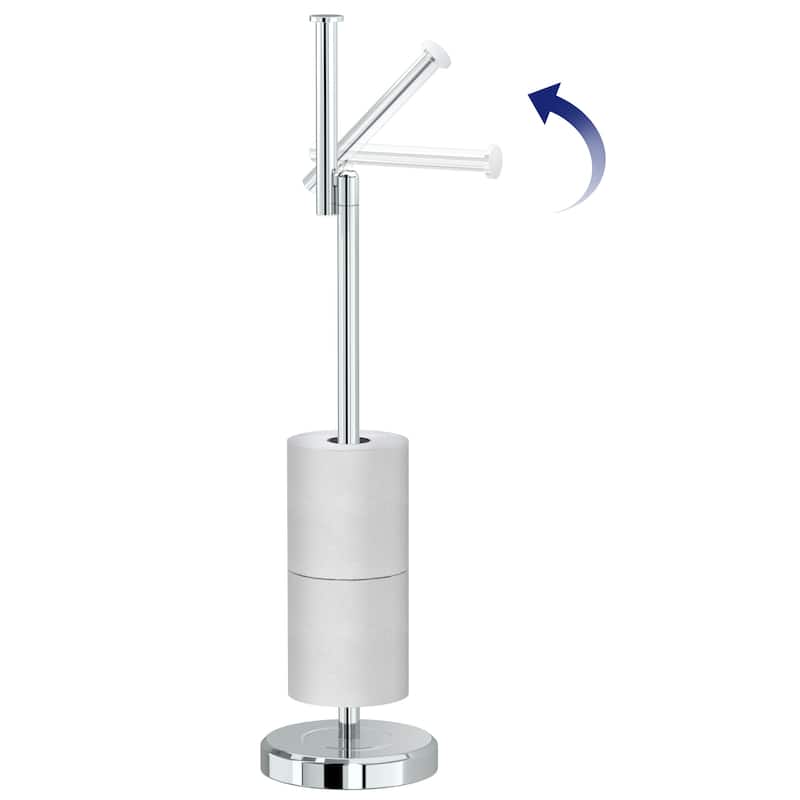 Gatco Latitude II Free Standing Toilet Paper Holder