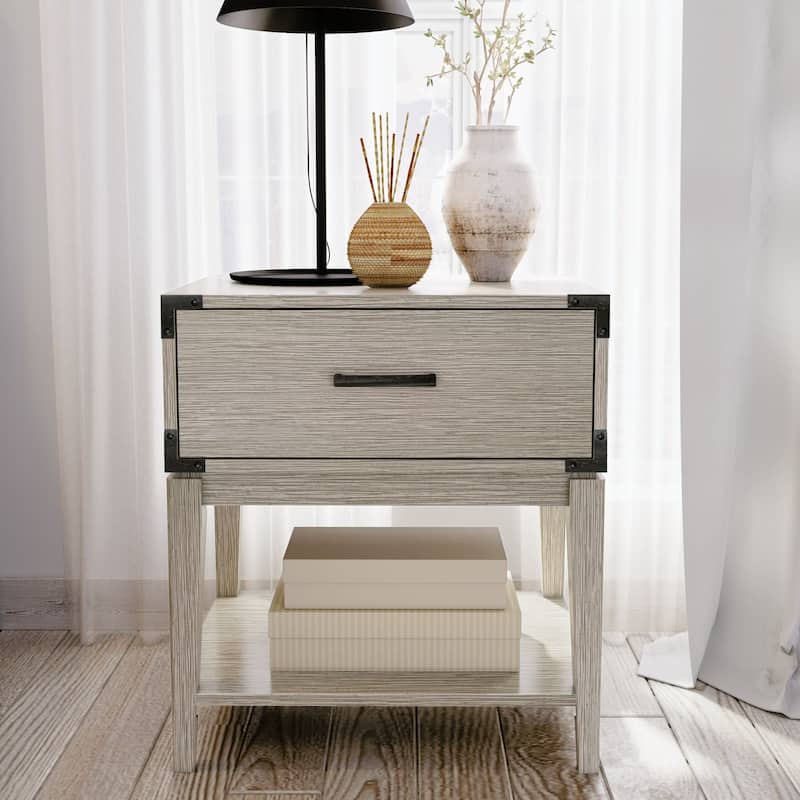 Plank and Beam Contempo Nightstand with 1 Drawer