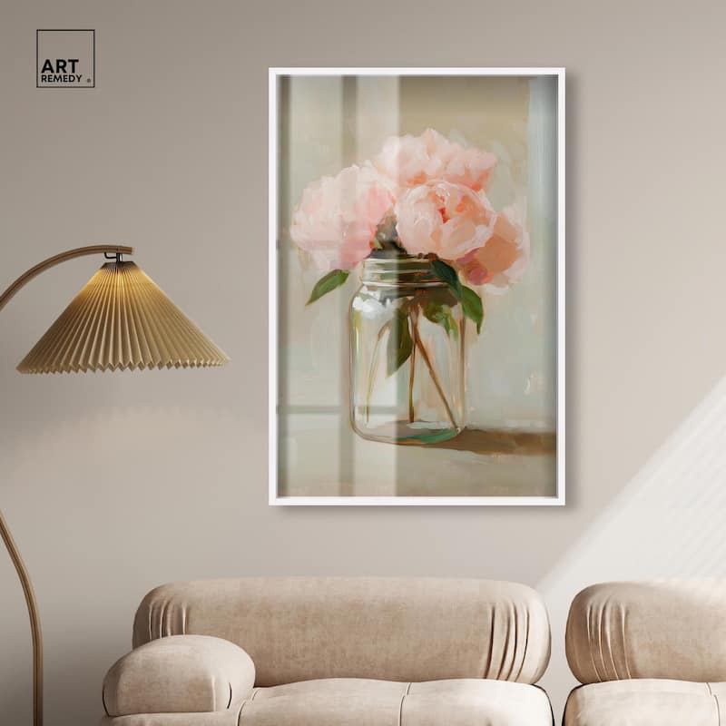 Jar of Petals Shadowbox by Art Remedy