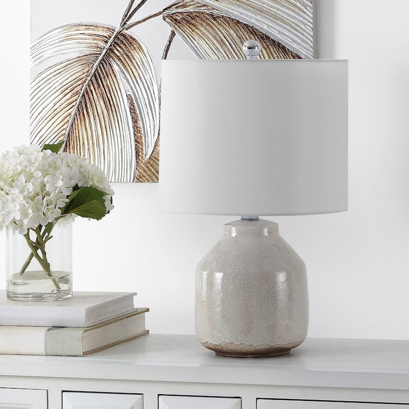 SAFAVIEH Lighting Walty 22-inch LED Table Lamp - 13" W x 13" L x 21.5" H - 13Wx13Dx22H