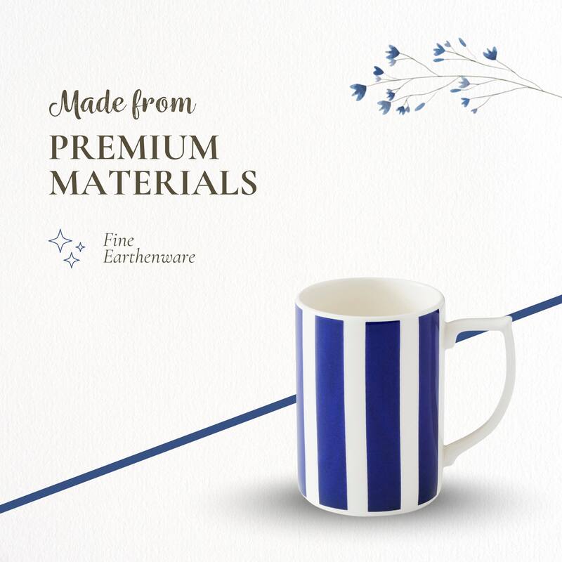 Spode Steccato 12 Ounce Coffee Mug