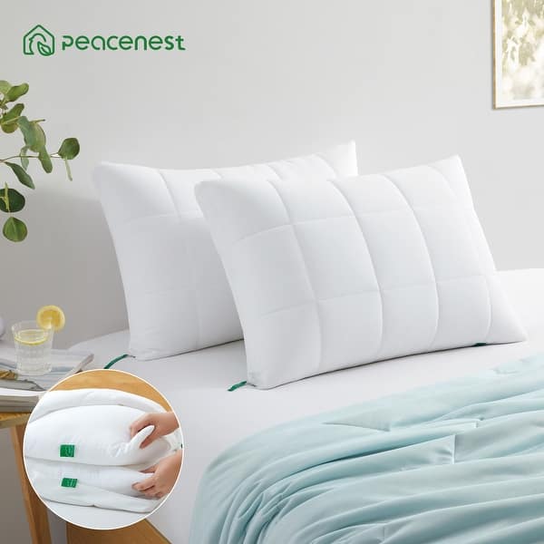2 Pack 3 in 1 Cooling Adjustable Bed Pillow