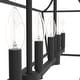 preview thumbnail 16 of 18, Hunter Laurel Ridge 6-Light Linear Chandelier - Kitchen Island, Dining Room - Modern Farmhouse, Candle, Industrial, Transitional