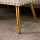 preview thumbnail 9 of 92, Velvet Storage Ottoman Bench with gold legs and Nailhead Trim for Bedroom/End of Bed/Entryway/Window