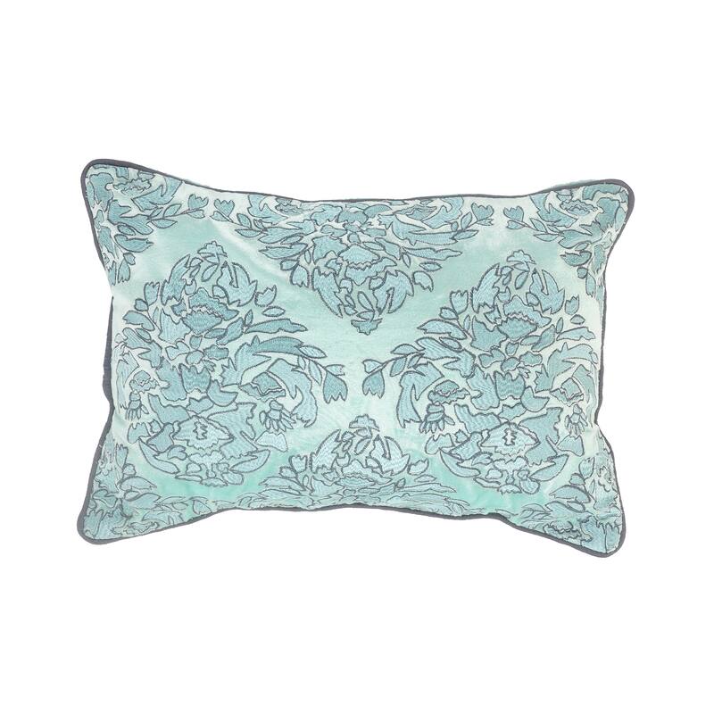 Sevita Mint and Gray Decorative Throw Pillow
