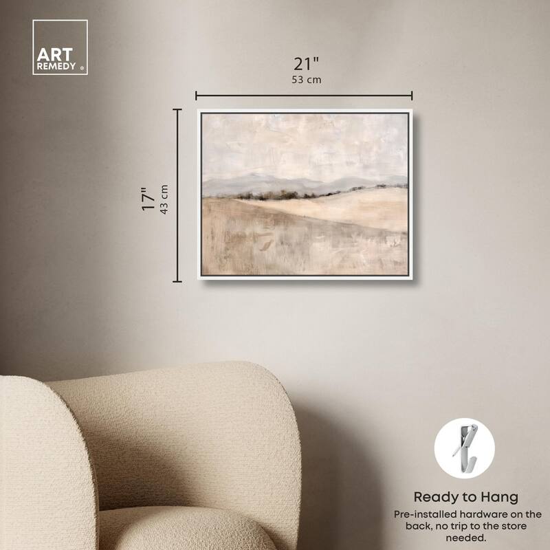 Distant Hills II Canvas by Art Remedy