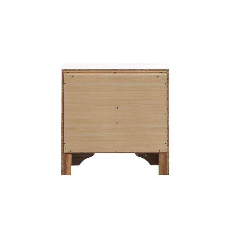 Modern Bedroom Cabinet with Three Spacious Drawers Storage Nightstand Bedside Table for Bedroom