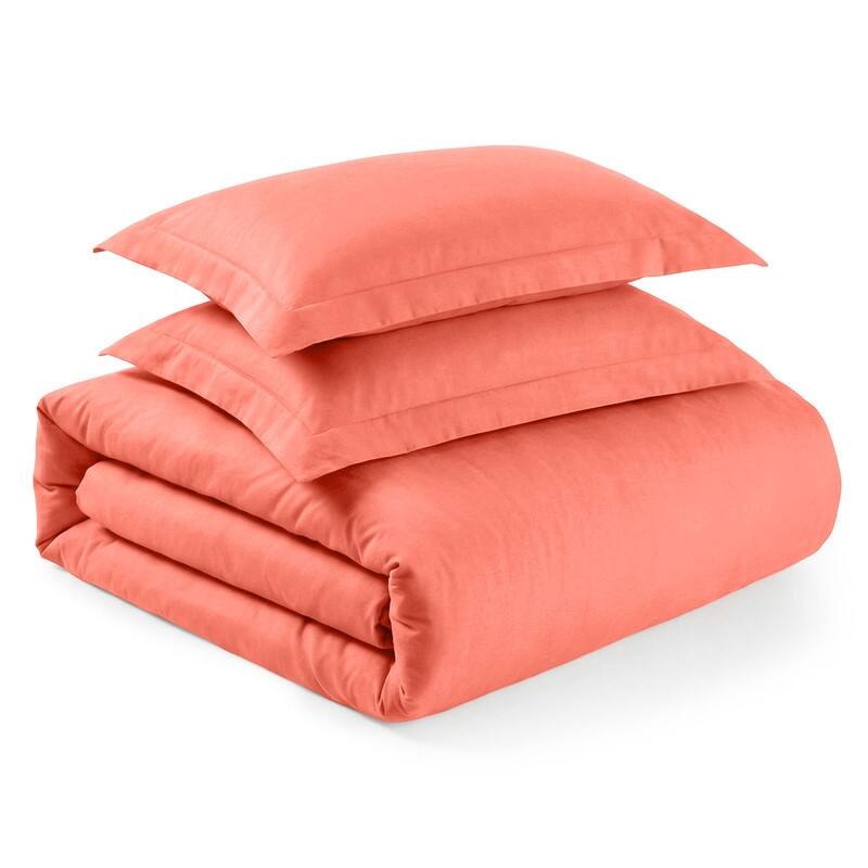 Superior Wrinkle Resistant Cotton Blend Duvet Cover Set