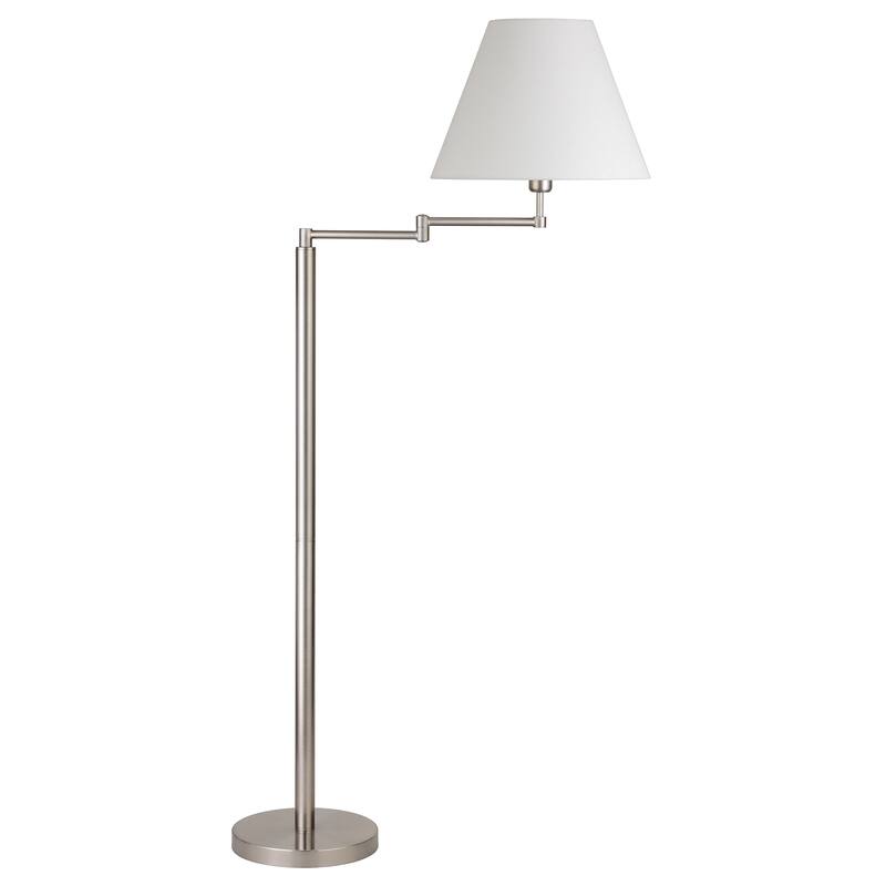 Moby Swing Arm Floor Lamp with Empire Shade