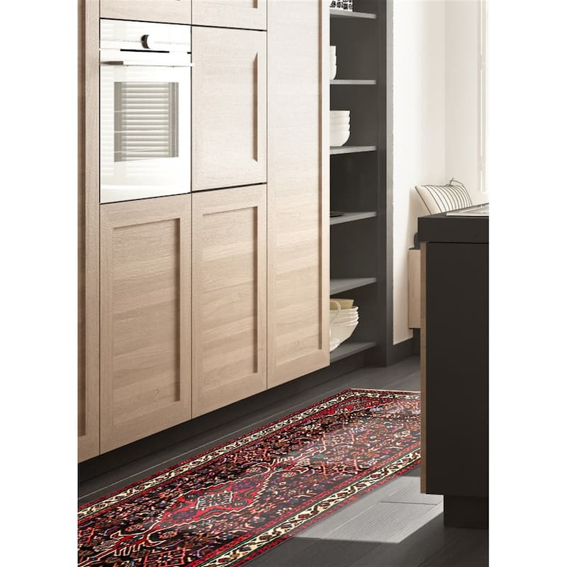 ECARPETGALLERY Hand-knotted Andelz Black Wool Rug - 3'2 x 10'2