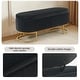 preview thumbnail 11 of 120, Velvet Storage Bench for Bedroom