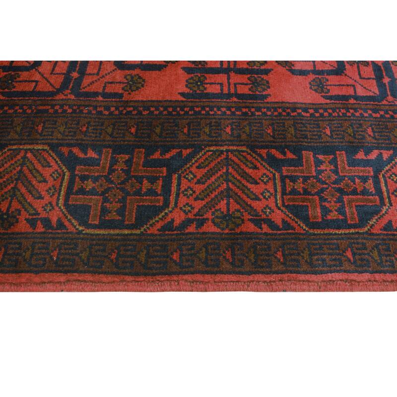 Khal Mohammadi Talia Red/Navy Rug - 5'0" x 6'5"