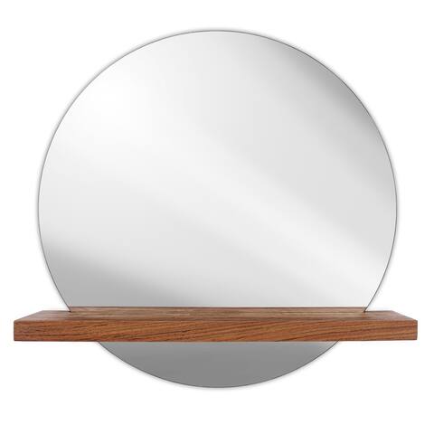 Poly and Bark Adel 24" Round Mirror