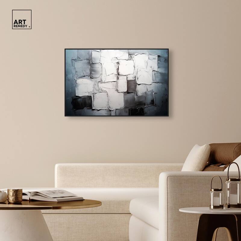 Urban Grid Canvas by Art Remedy