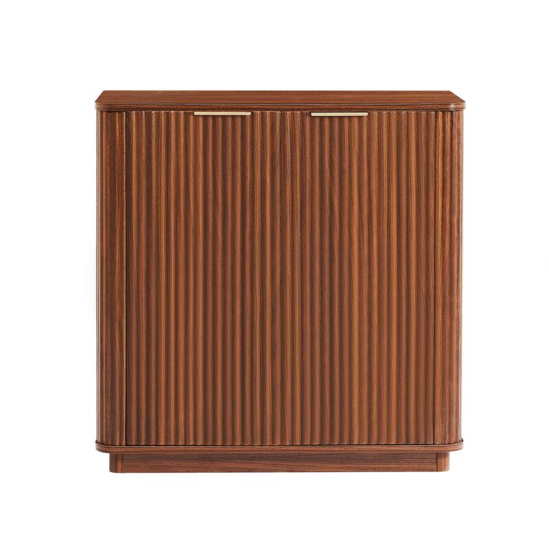Buffet Cabinet Sideboard with Storage Curved wave Design for Bedroom, Living Room, Hallway