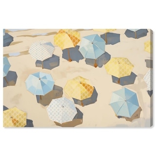 Beach View from the Sky Canvas Glam Beach Wall Art by Art Remedy ...