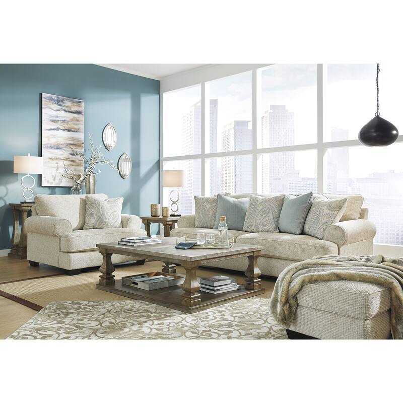 Signature Design by Ashley Monaghan Beige Sofa - 98" W x 45" D x 39" H