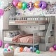 preview thumbnail 2 of 9, Modern Twin Over Full Bunk Bed With Storage,s for Bedroom