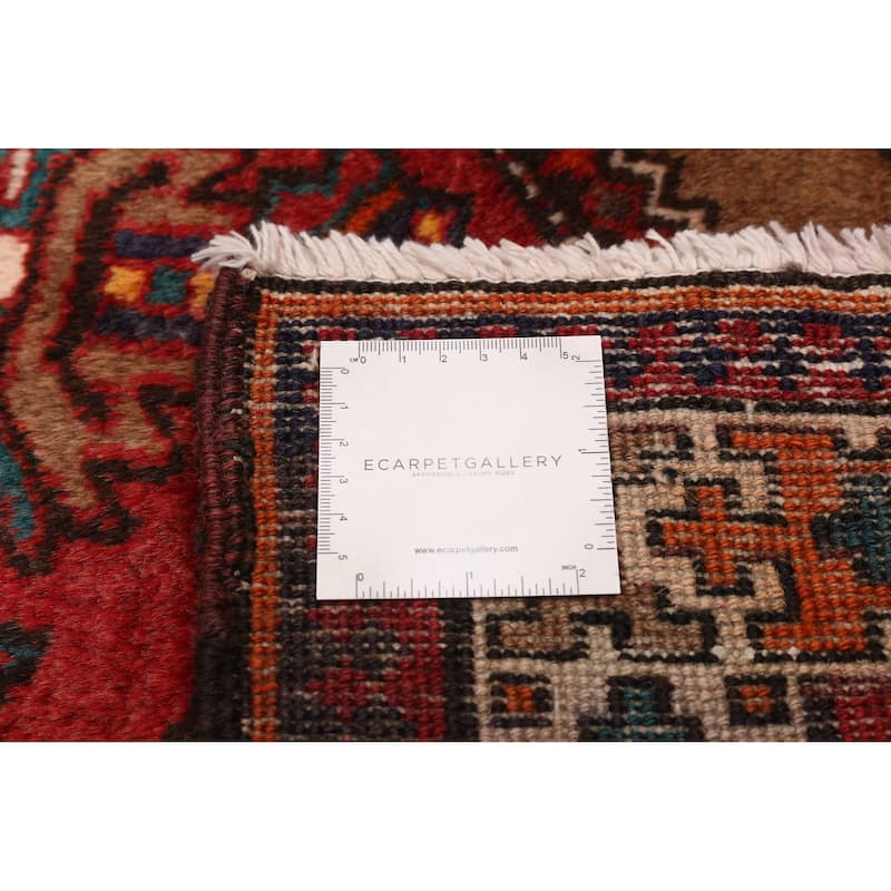 ECARPETGALLERY Hand-knotted Konya Anatolian Red Wool Rug - 3'7 x 13'8
