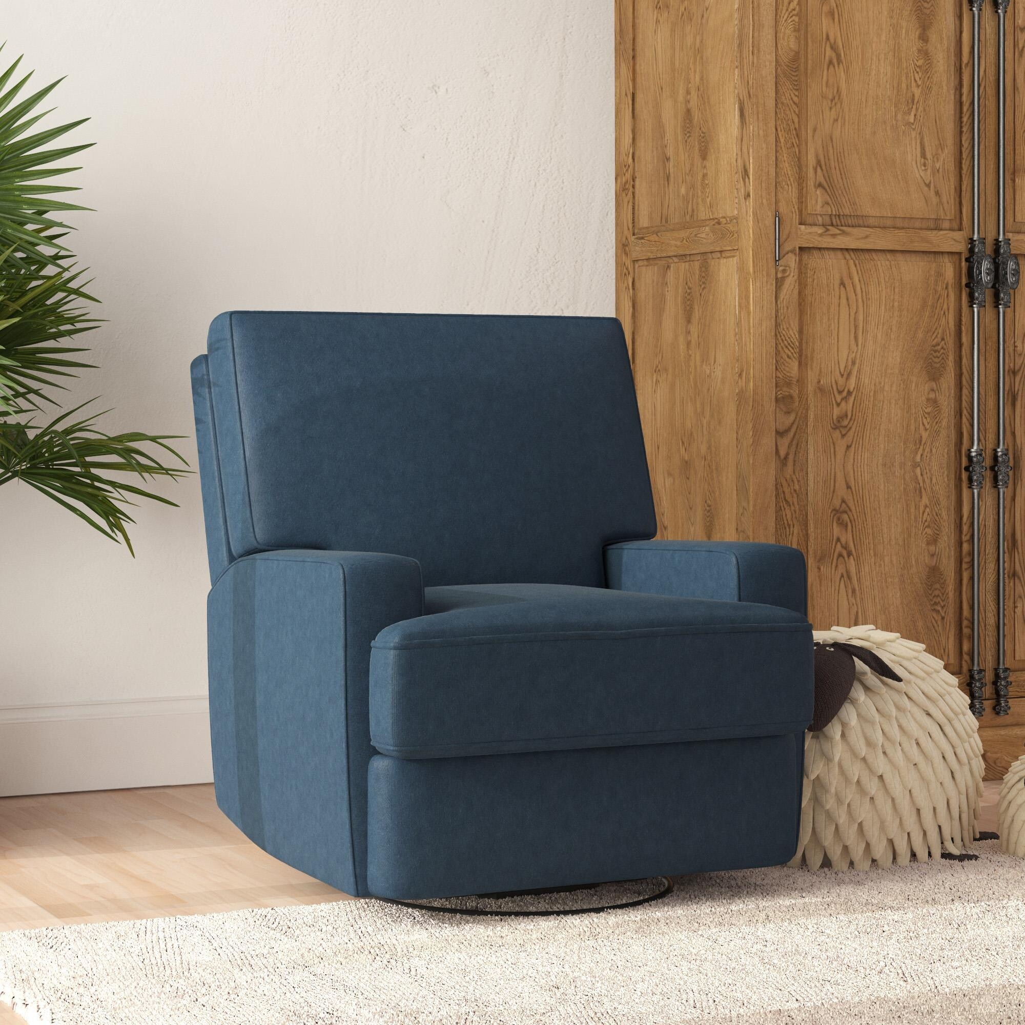 Pulaski swivel top glider recliner