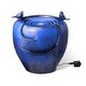 preview thumbnail 17 of 22, Glitzhome 20-Inch Red/ Blue Two Birds Embossed Pattern LED Ceramic Pot Fountain Blue