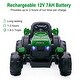 preview thumbnail 8 of 24, Kids Ride On Tractor with Trailer, 12V Battery Powered Electric