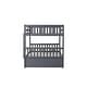 preview thumbnail 21 of 34, Aesthetic Full Over Full Rubber Wood Kids Bunk Bed with Trundle,Ladder and Guardrails,Convertible Beds