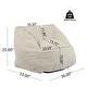 preview thumbnail 13 of 11, Christopher Knight Home-Wolfeboro Fabric Bean Bag Chair