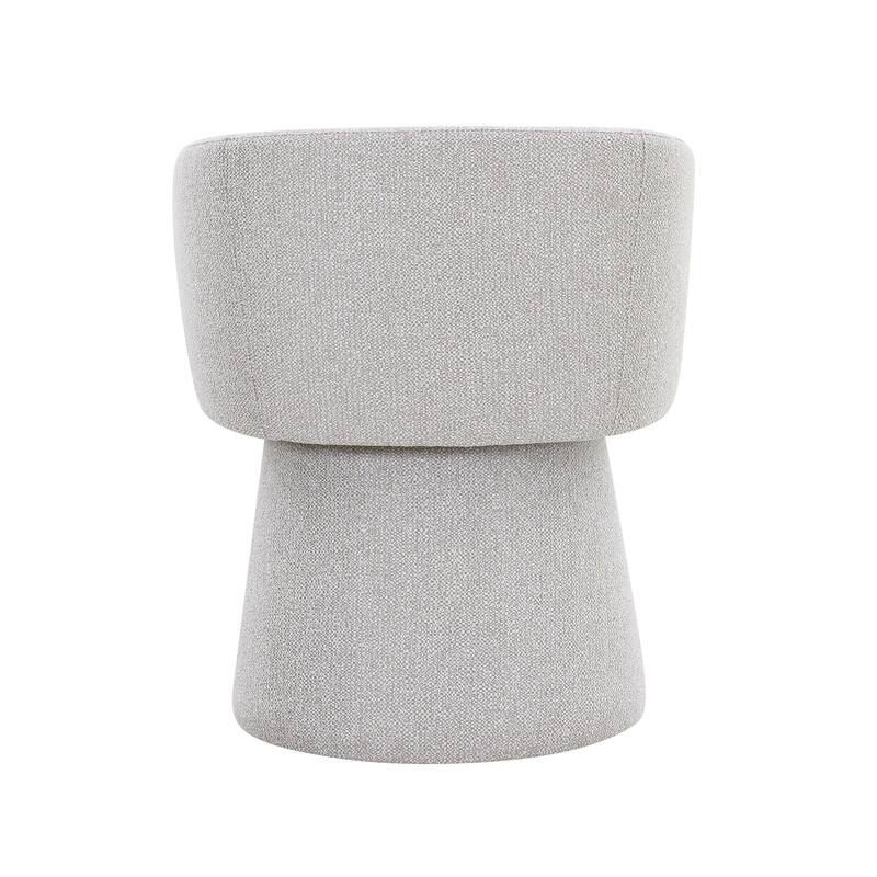 Modrest Linton Modern Light Grey Fabric Dining Chair