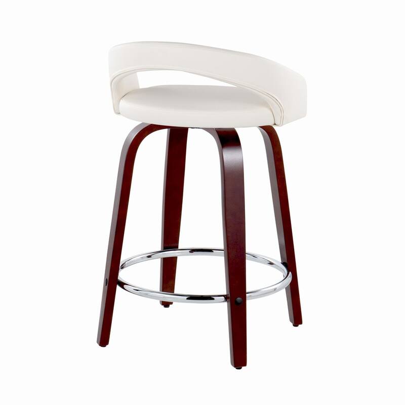 Grotto Upholstered 24" Fixed-Height Counter Stool - Set of 2